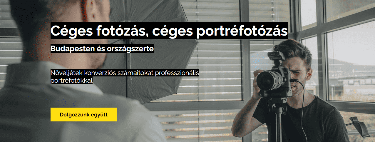 céges portréfotózás